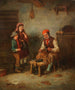 Cordonnier met twee kinderen - Mark William Langlois — weergave van het kunstwerk