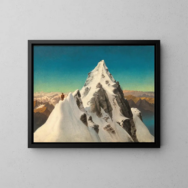 Sint Ruprecht bij Klagenfurt, de Grossglockner - Markus Pernhart — ingelijst kunstwerk aan de muur