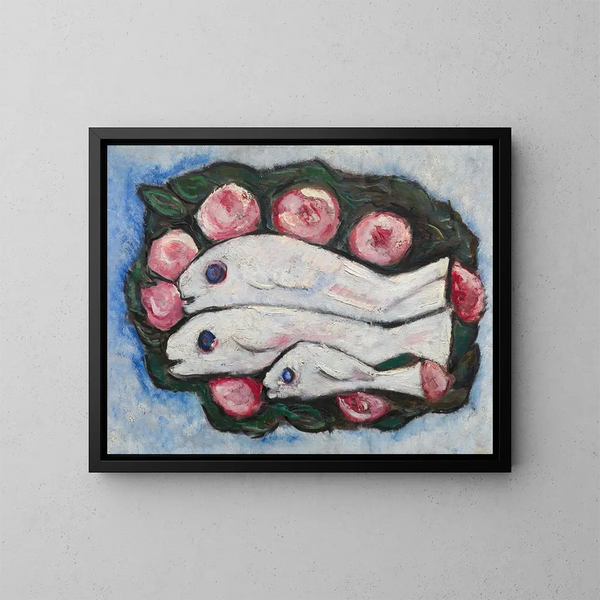Banket in de stilte - Marsden Hartley — ingelijst kunstwerk aan de muur