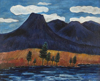 Landschap blauw - Marsden Hartley — weergave van het kunstwerk