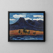 Landschap blauw - Marsden Hartley — ingelijst kunstwerk aan de muur