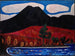 van Mont Katahdin, Maine, herfst - Marsden Hartley — weergave van het kunstwerk