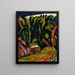 Rode boom - Marsden Hartley — ingelijst kunstwerk aan de muur
