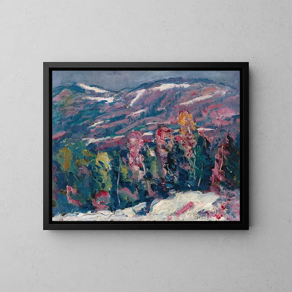 Winterlied - Marsden Hartley — ingelijst kunstwerk aan de muur