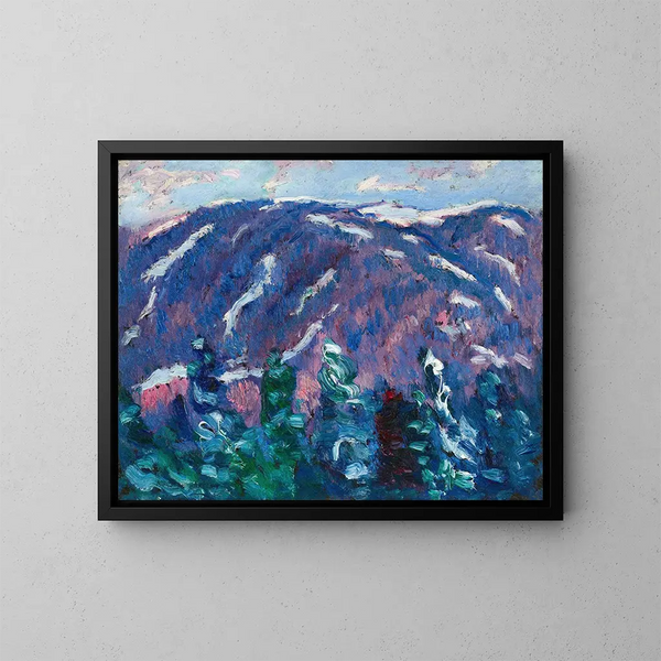 Winterliedjes nr. 3 - Marsden Hartley — ingelijst kunstwerk aan de muur