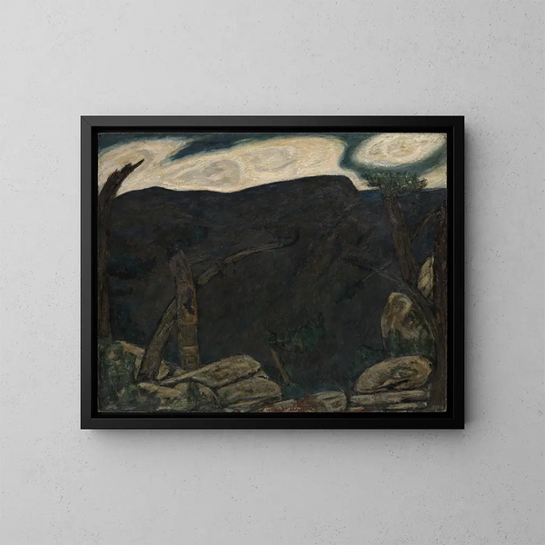 La Montagne Sombre n° 2 - Marsden Hartley — ingelijst kunstwerk aan de muur