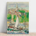 Reproduction of the painting Marseille - Moïse Kisling