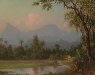 Martin Johnson Heade - South American Scene With A Cabin.webp