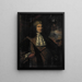 Portrait painting of Cornelis Speelman, Governor-General of the Dutch East Indies - Martin Palin — framed artwork on a wall