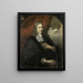 Portrait of Governor General Rycklof van Goens - Martin Palin — framed artwork on a wall