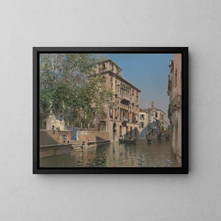 Martin Rico y Ortega - A Canal in Venice.webp