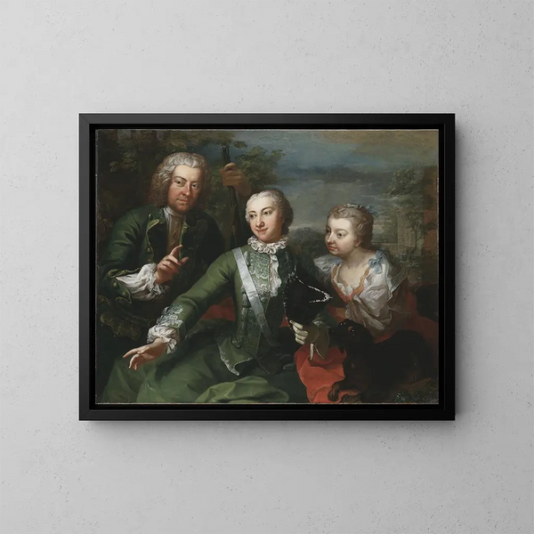 Ulla Sparre af Sundby et Brita Stina Sparre - Martin van Meytens | Reproduction — ingelijst kunstwerk aan de muur