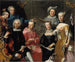 Familie groep - Martin van Meytens — weergave van het kunstwerk