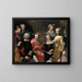 Familie groep - Martin van Meytens — ingelijst kunstwerk aan de muur