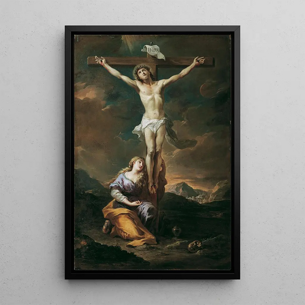 Martino Altomonte - Kruzifixus Mit Maria Magdalena.webp
