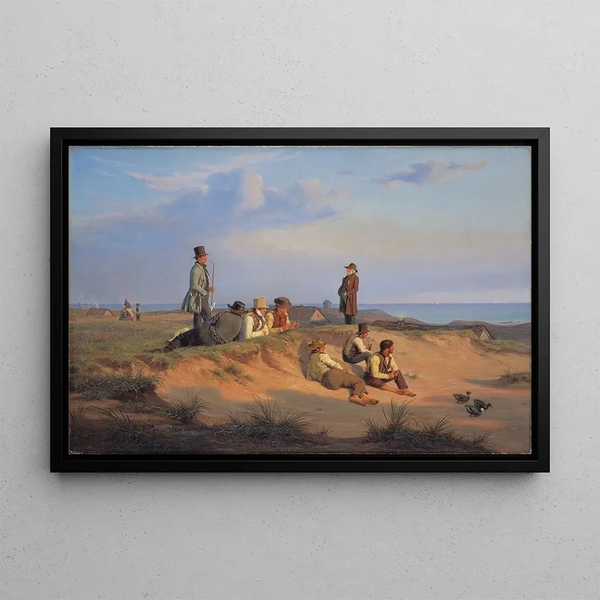 Martinus Rrbye - Mnd af Skagen en sommeraften i godt vejr.webp