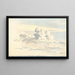 Sky Study - Martinus Rørbye — framed artwork on a wall