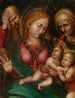 Heilige Familie met Sint-Jan de Doper en Heilige Elisabeth - Martín Gómez de Oudere — weergave van het kunstwerk
