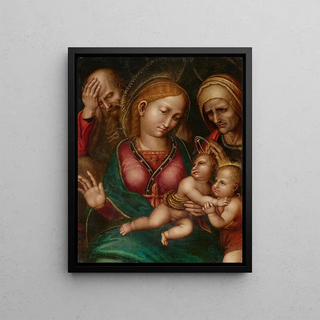 Martn Gmez The Elder - Holy Family With St John The Baptist And St Elizabeth.webp