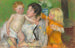 Na het bad - Mary Cassatt — weergave van het kunstwerk