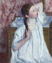 Meisje die haar kamt - Mary Cassatt — weergave van het kunstwerk
