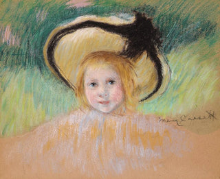 Mary Cassatt - Girl in a Hat with a Black Ribbon.webp