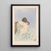 Baiser de la mère - Mary Cassatt — ingelijst kunstwerk aan de muur