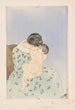 Baiser de la mère - Mary Cassatt — weergave van het kunstwerk