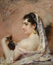 Romeinse meisje - Mary Cassatt — weergave van het kunstwerk