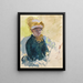 Zelfportret - Mary Cassatt — ingelijst kunstwerk aan de muur