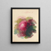 Crimson Painting - Mary Gartside — framed artwork on a wall