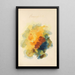 Orange Painting - Mary Gartside — framed artwork on a wall