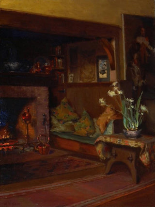 Mary Hiester Reid - The Inglenook in My Studio.webp