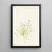 Houstonie à feuilles de serpolet Houstonia serpyllifolia - Mary Vaux Walcott — ingelijst kunstwerk aan de muur