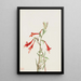 Fuchsia de Californie Zauschneria californica - Mary Vaux Walcott — ingelijst kunstwerk aan de muur