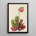 Sarracénie pourpre commune Sarracenia purpurea venosa - Mary Vaux Walcott — ingelijst kunstwerk aan de muur