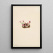 Saxifrage pourpre Saxifraga oppositifolia - Mary Vaux Walcott — ingelijst kunstwerk aan de muur