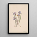 Iris printanier Iris verna - Mary Vaux Walcott — ingelijst kunstwerk aan de muur