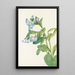 Mertensia virginica - Mary Vaux Walcott — ingelijst kunstwerk aan de muur
