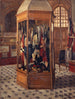 Vitrine van vlaggen in het oorlogsmuseum van de Invalides - Massia Bibikoff — weergave van het kunstwerk