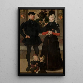 Master Of The Antwerp Family Portrait - Thomas Gerritzn Doesburch and Claesje Hendricksdr Roeclaes with their daughters.webp