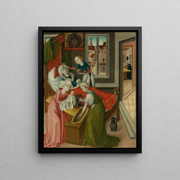 Master Of The Crucifixion Triptych - The Birth Of The Virgin.webp