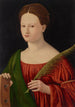 Sint Catharina van Alexandrië - Meester van de Twaalf Apostelen — weergave van het kunstwerk