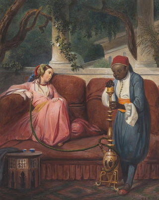 Master VCD - Oriental Woman With A Waterpipe.webp