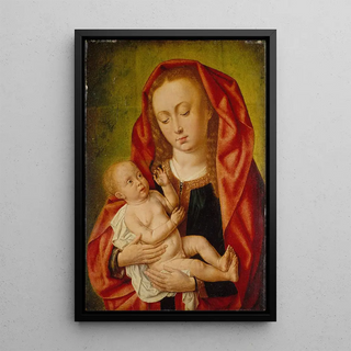 Master of Saint Giles - Virgin and Child with a Dragonfly.webp