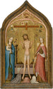 Man van smart met de Maagd en Sint Catharina van Alexandrië - Meester van Sint Veronika — weergave van het kunstwerk