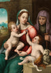 La Vierge à l'Enfant avec Sainte Élisabeth et l'Enfant Saint Jean-Baptiste - Maître de Volterra — weergave van het kunstwerk