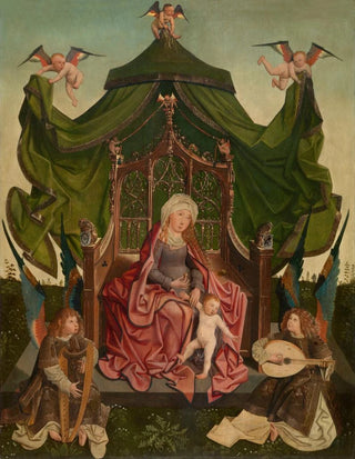 Master of the Antwerp Triptych of Maria - Madonna Enthroned.webp