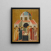 Presentatie van Jezus in de Tempel - Meester van de Madonna Cini — ingelijst kunstwerk aan de muur