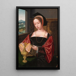 Master of the Female HalfLengths - A Lady Reading Saint Mary Magdalene.webp